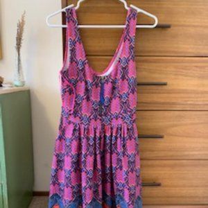 Sexy multicolored party dress